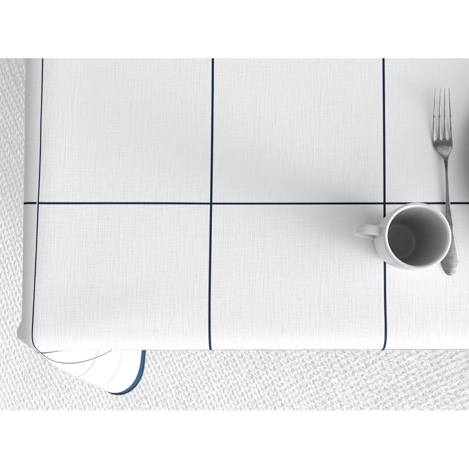 Nappe imprimée Coton Anti Tache Kadri Majorelle