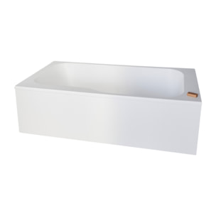 Pack baignoire bain douche 170 x 90 Malice version droite + tablier en niche