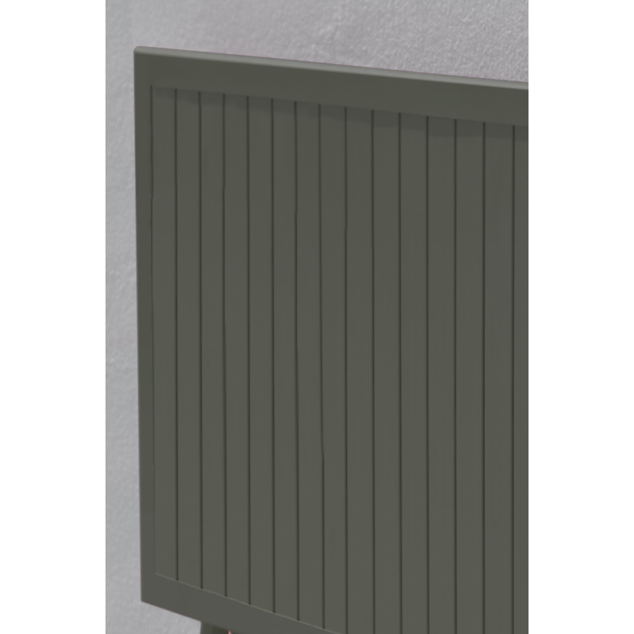 MARIUS - Table de jardin pliante en aluminium vert