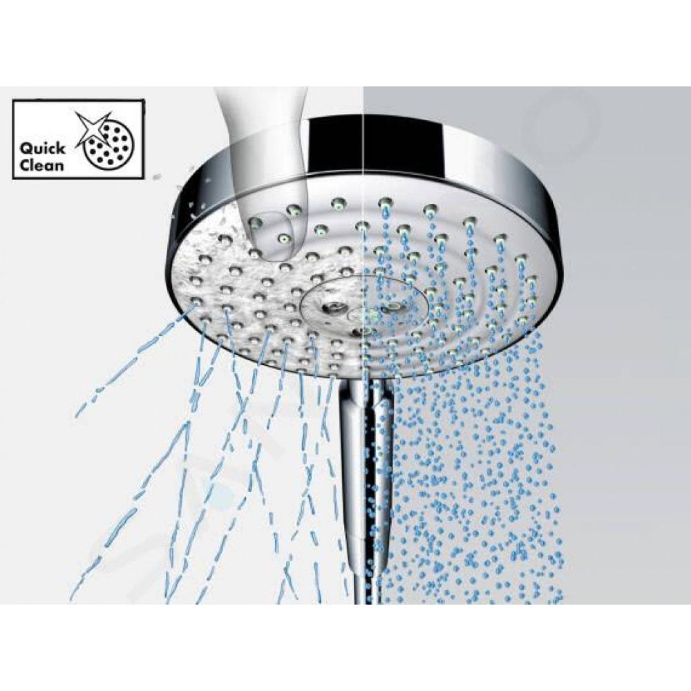 Pack douche encastrée avec mitigeur thermostatique ShowerSelect chromé Raindance Select