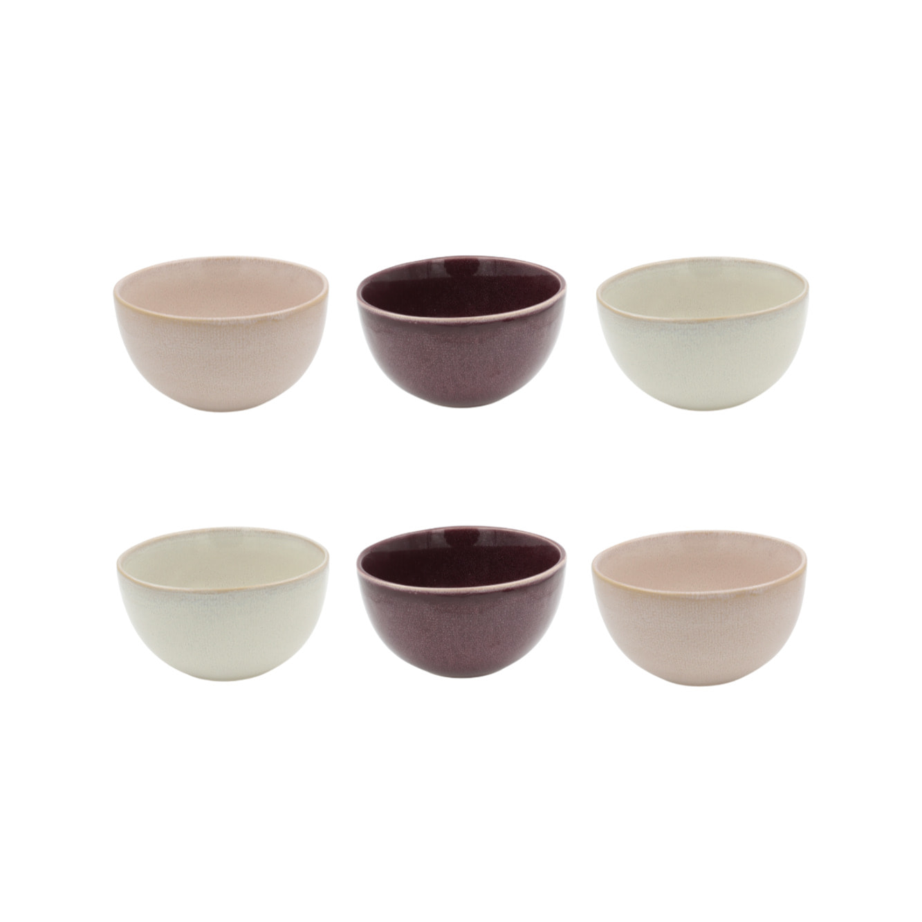 Lot de 6 bols médiums, TERRA