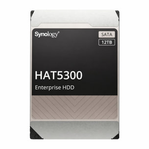 Synology HAT5300-12T – Disque Dur NAS 12 To SATA – 7200 tr/min – Usage Intensif 24/7