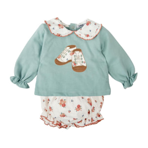 Conjunto Felpa Bebe Niña Ambar