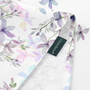 Nappe anti-taches ELISE VIOLET - coton mélangé