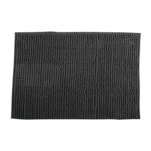 Tapis de bain Microfibre CHENILLE Gris Foncé MSV