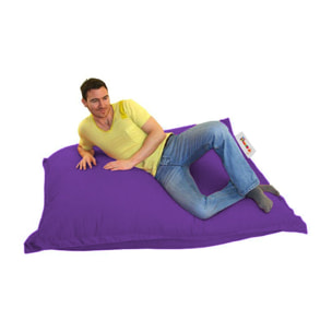 Cojín pouf 100x100 - morado