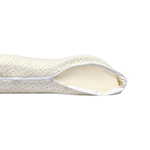 Guanciale Cervicale in Memory Foam con Federa all'Aloe Vera – Cuscino Sfoderabile Sostegno Ergonomico per Collo e Cervicale