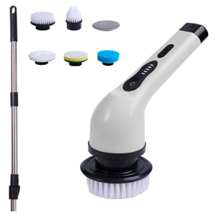 Spazzola per la pulizia con 25W di potenza e 7 teste intercambiabili diverse.