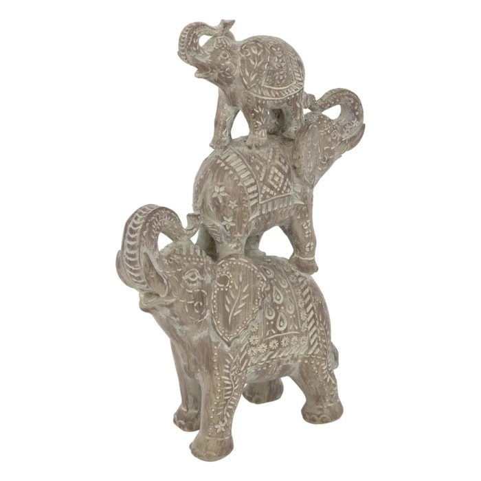 Eléphant Abou H.32cm résine