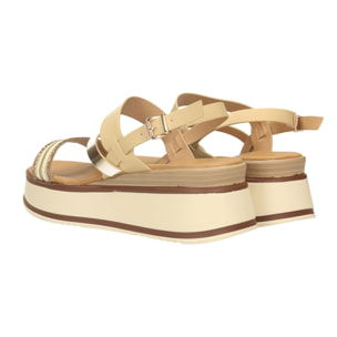 Sandali Donna Tata Italia Beige