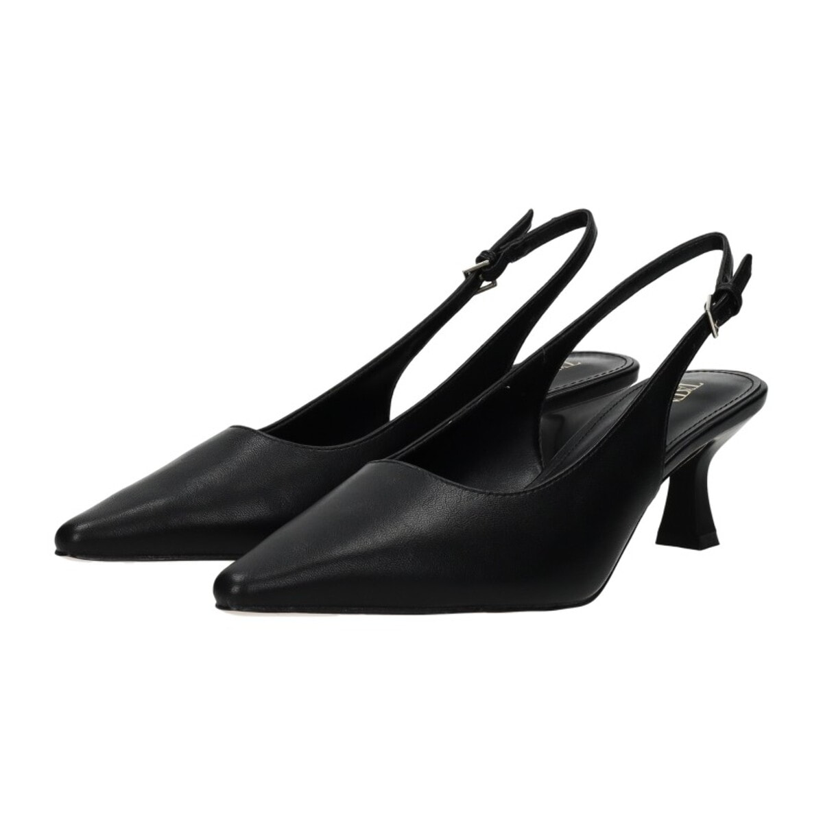 Décolleté sling back Donna Tata Italia Nero