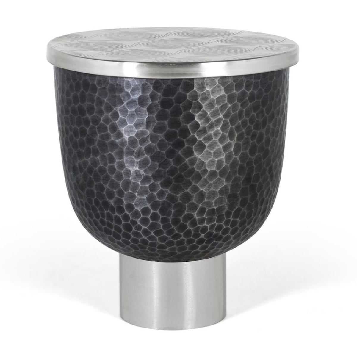 Mesas de Centro de Aluminio 46 Cm Estilo Industrial Moderno