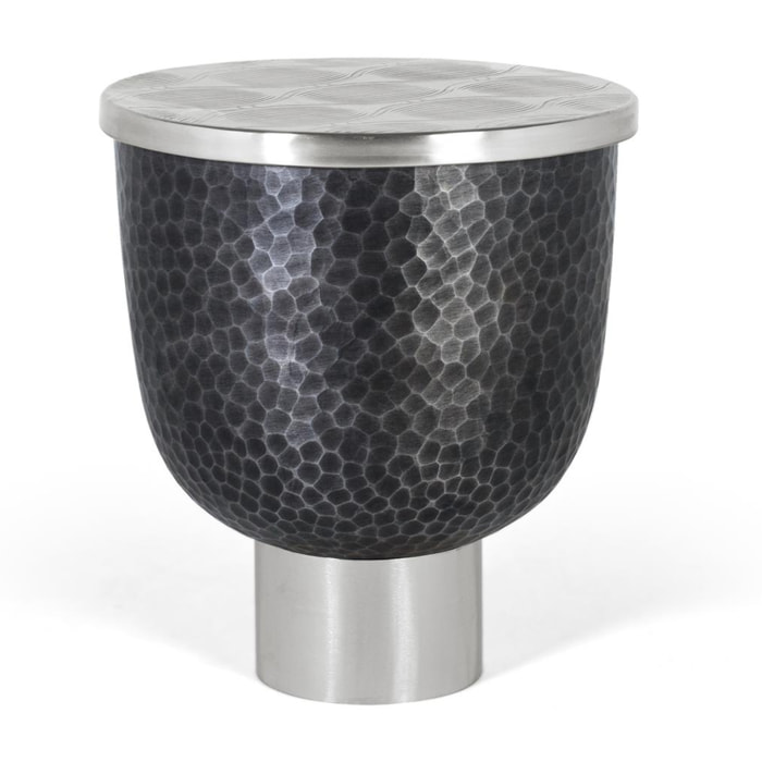 Mesas de Centro de Aluminio 46 Cm Estilo Industrial Moderno