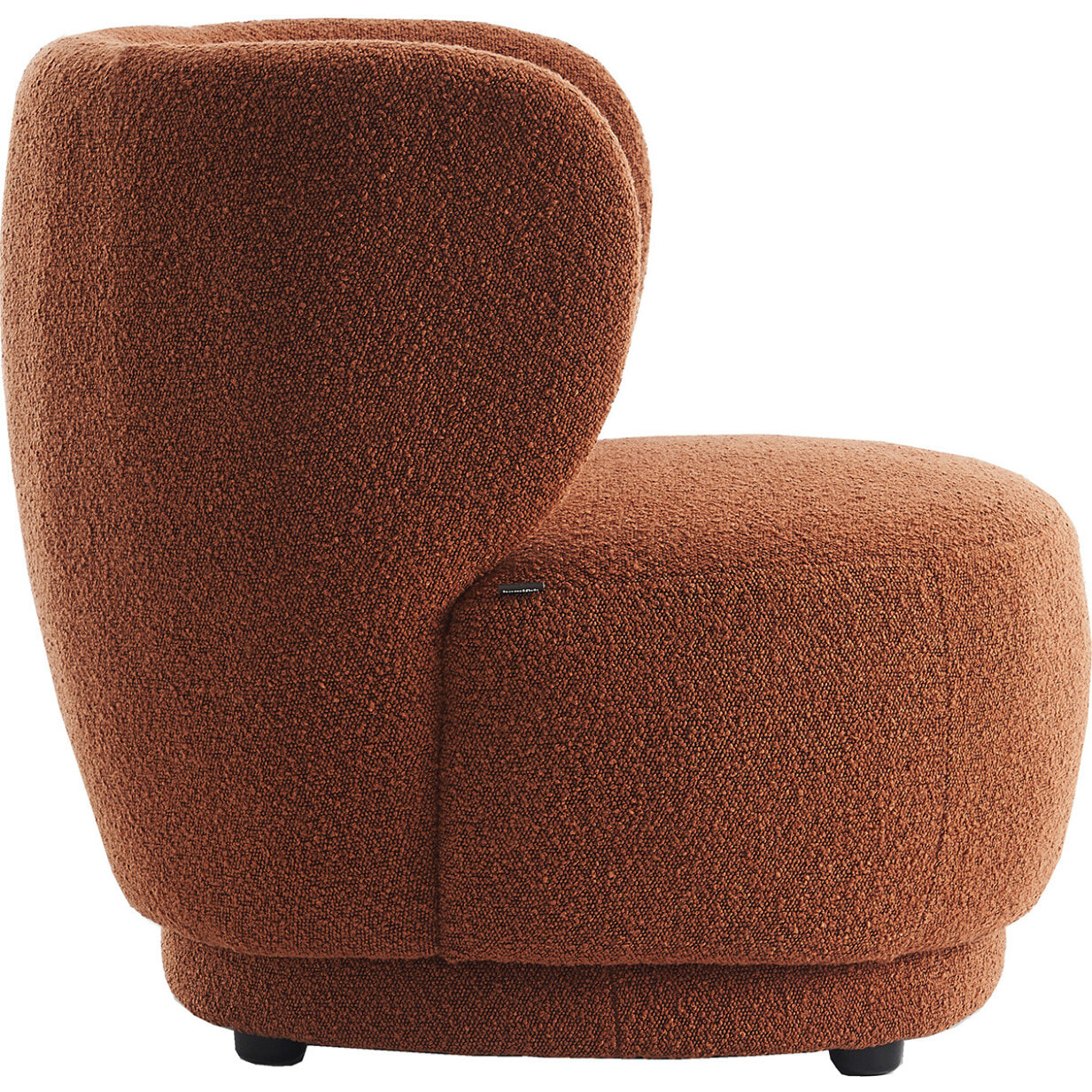 Fauteuil en tissu bouclette - ESTER