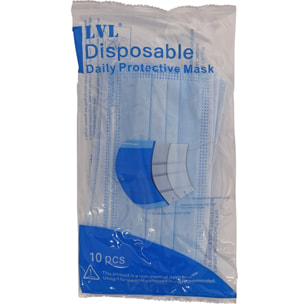 pack 10 uds de mascarilla quirurgica