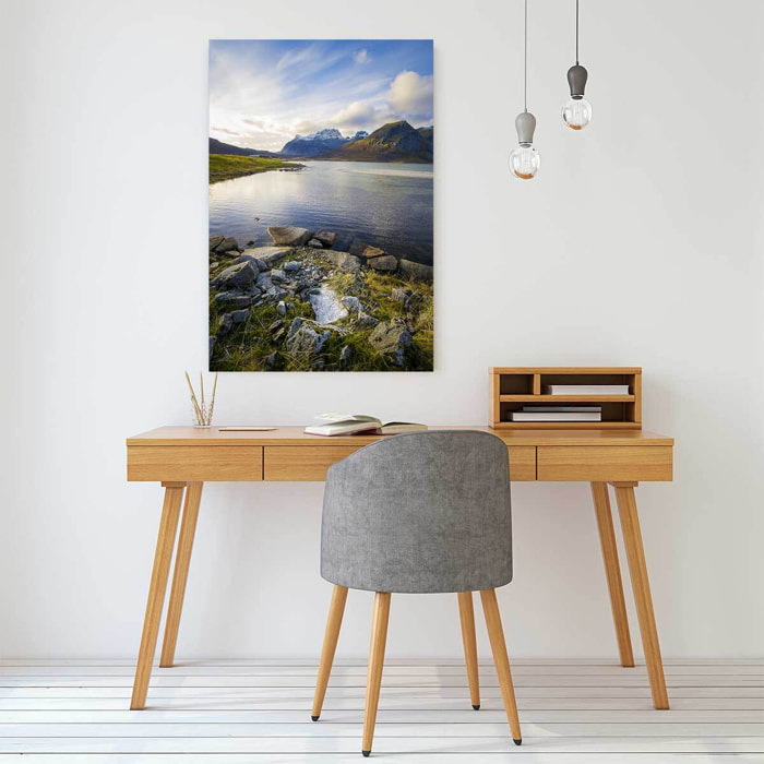 Tableau lac glacière Toile imprimée