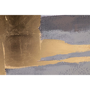 Cuadro Abstracto 80%pintado A Mano Foil 90x4x180 Cm