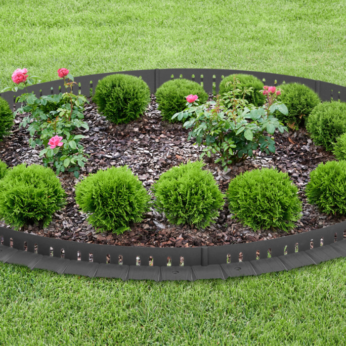 Bordurettes pour parterre stop herbe - lot de 10
