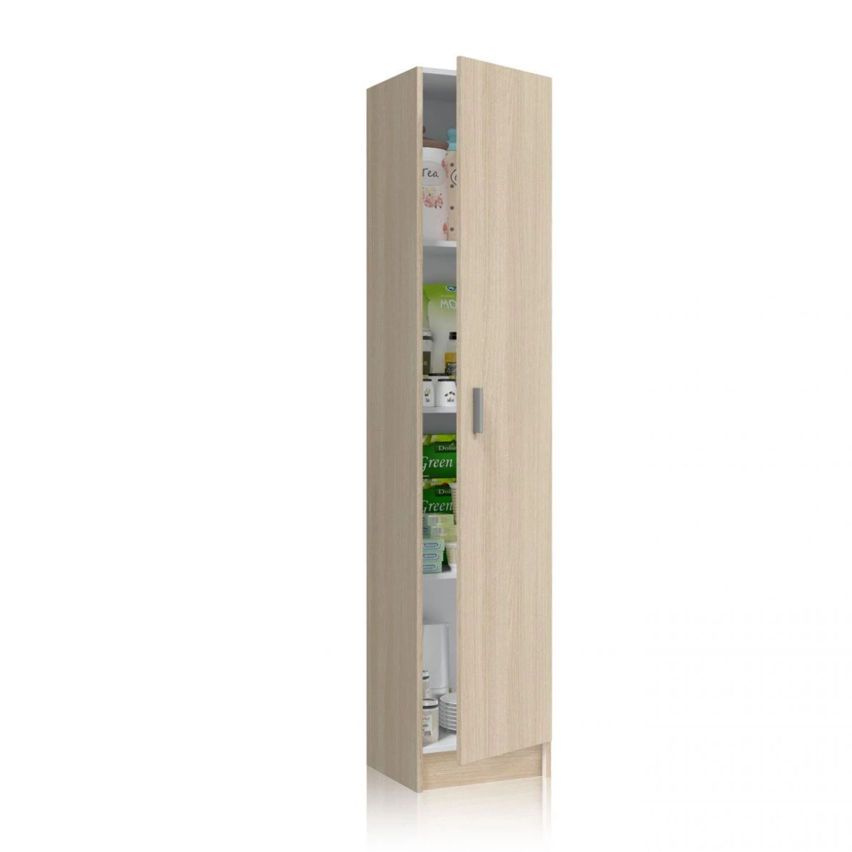 Armario multiusos 1 columna Roble