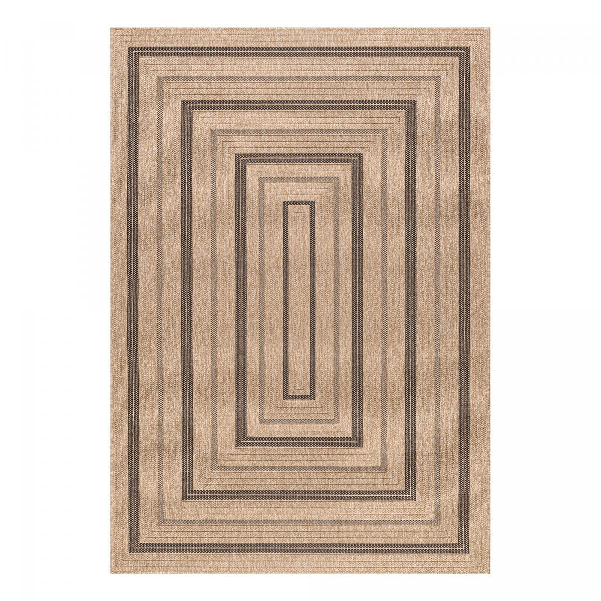 Tapis extérieur tissé kilim rectangle GEBI