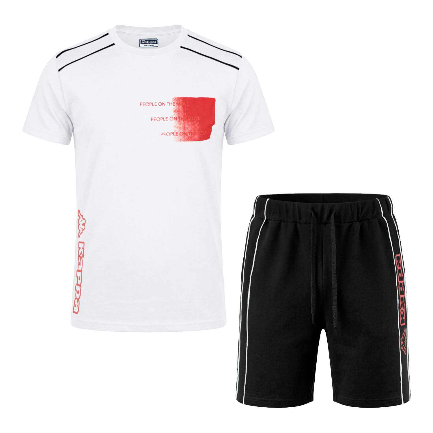 Completo Corto Uomo KAPPA Cotone Jersey
