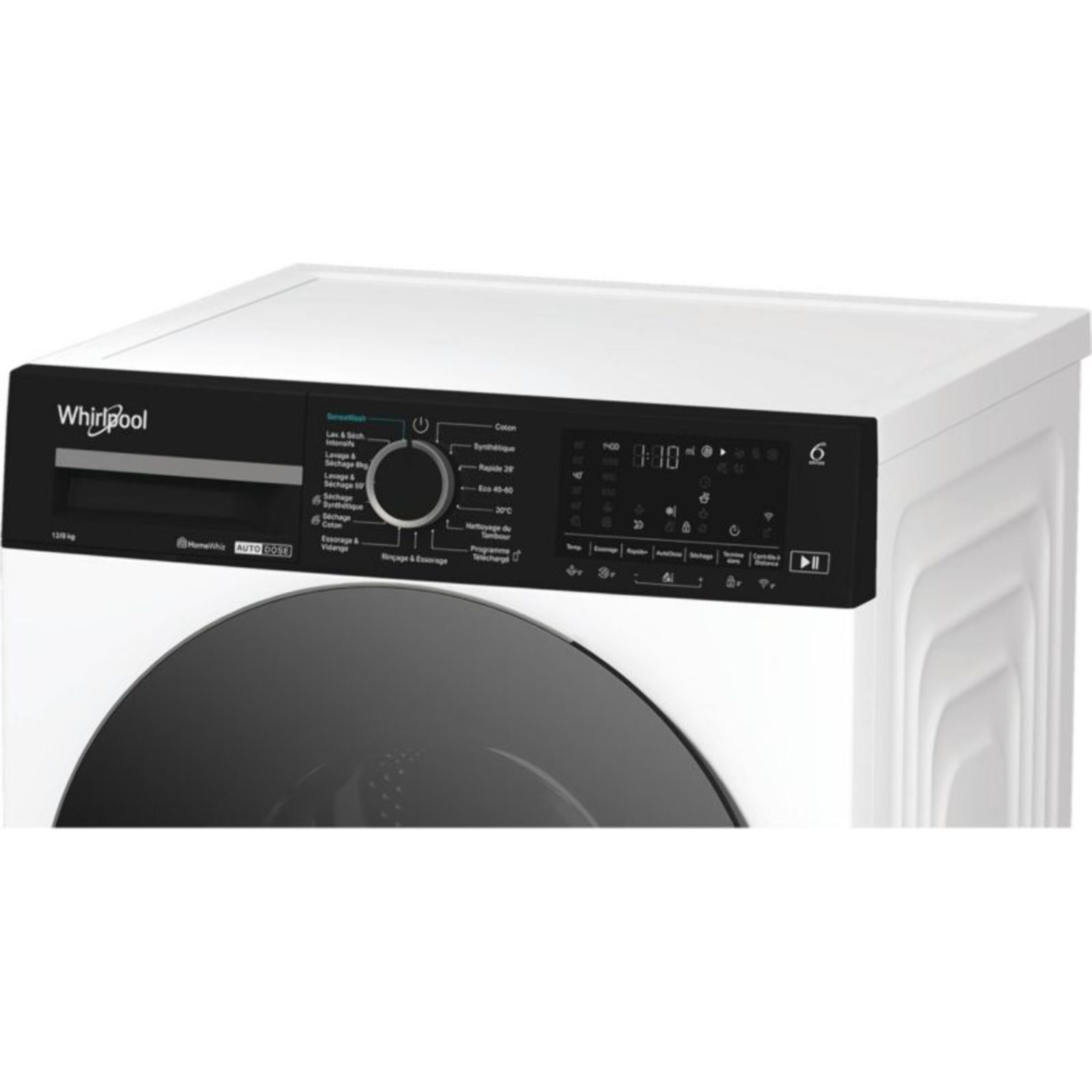 Lave linge séchant hublot WHIRLPOOL WPD2836WADSFR