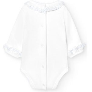 Body bebé manga larga cuello batista