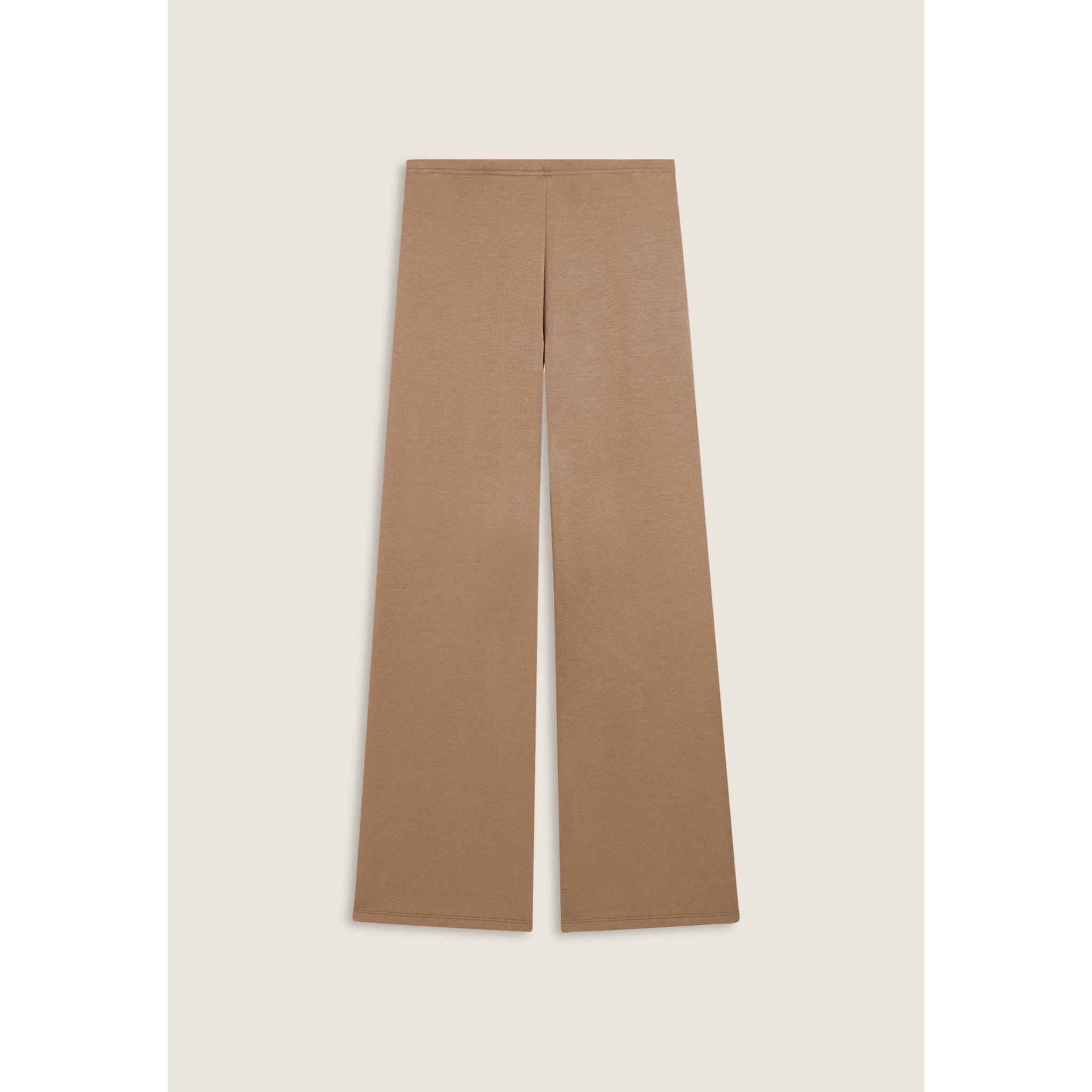 Pantaloni donna wide leg con cucitura centrale