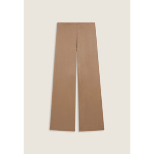 Pantaloni donna wide leg con cucitura centrale