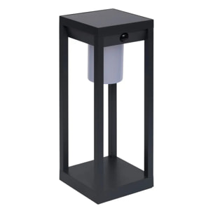 Lanterne Piky solaire gris graphite H40cm