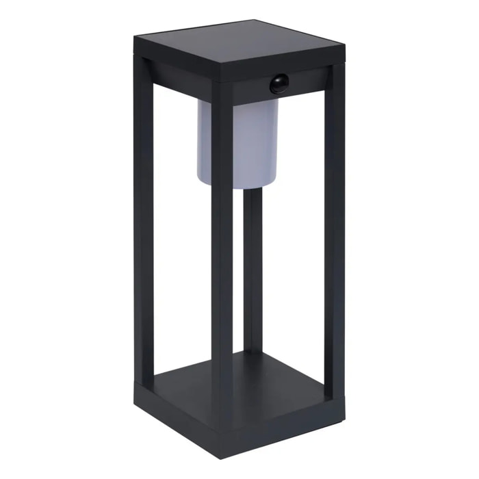Lanterne Piky solaire gris graphite H40cm