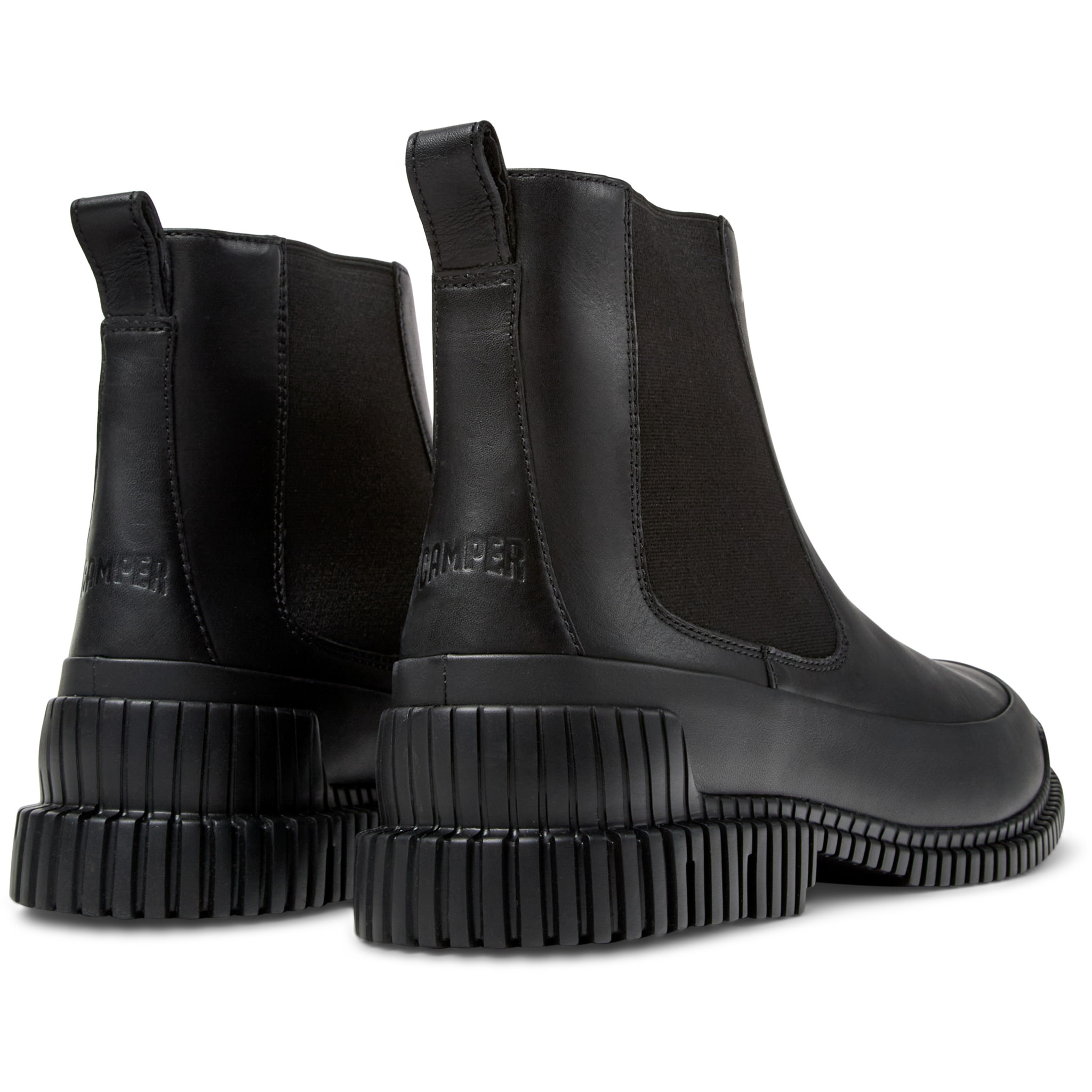 Botines - CAMPER Pix - Negro - Cuero liso