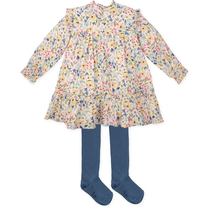 VESTIDO CON LEOTARDOS PURPURA - Purpura