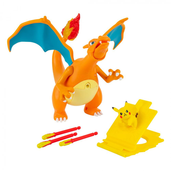 Pokémon Interactive Deluxe Action Figura Charizard 15 Cm Jazwares