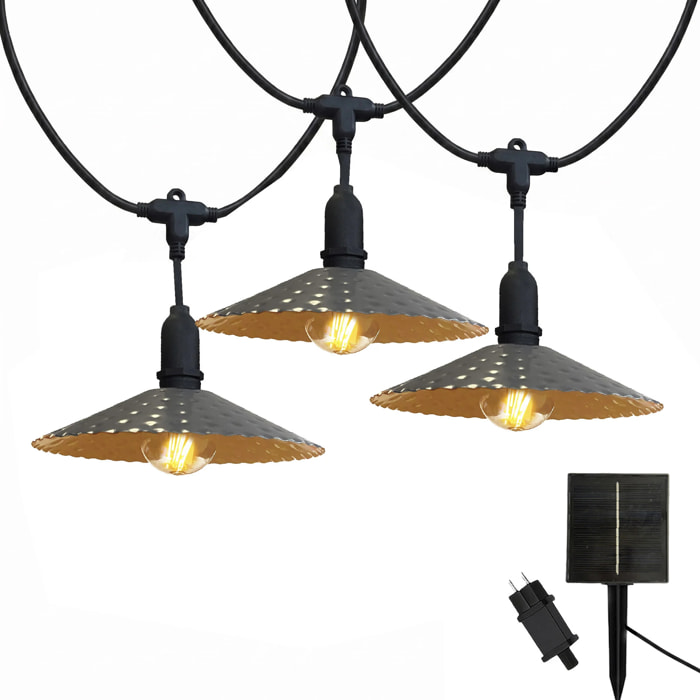 Guirlande solaire MINI VINTY 10 LED 6M