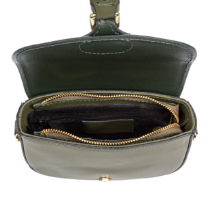 Annone bolso bandolera mujer. Piel auténtica acabado Ruga.