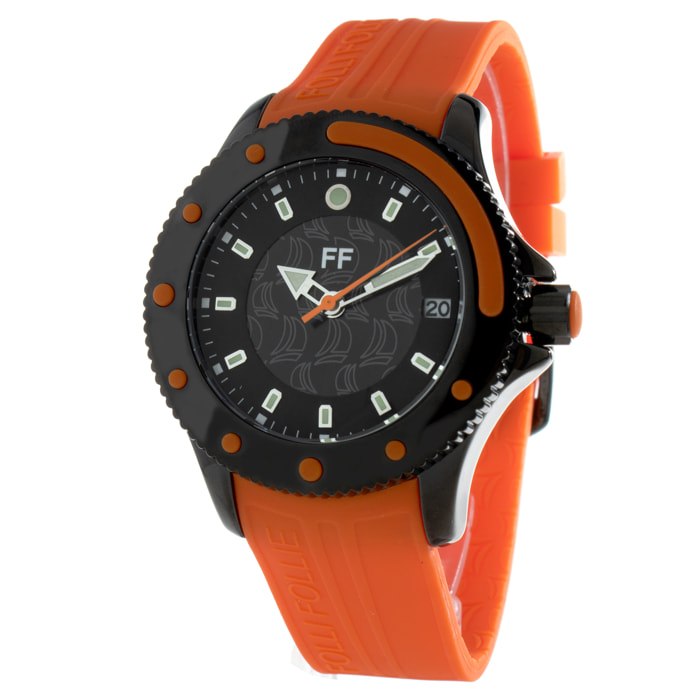 Reloj Folli Follie WF1Y002ZDO Hombre Analogico Cuarzo con Correa de Plastico