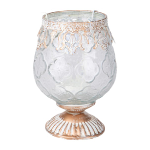 Portatealight decoro metallo - Pezzi 6 - ORO - Bianchi Dino SpA
