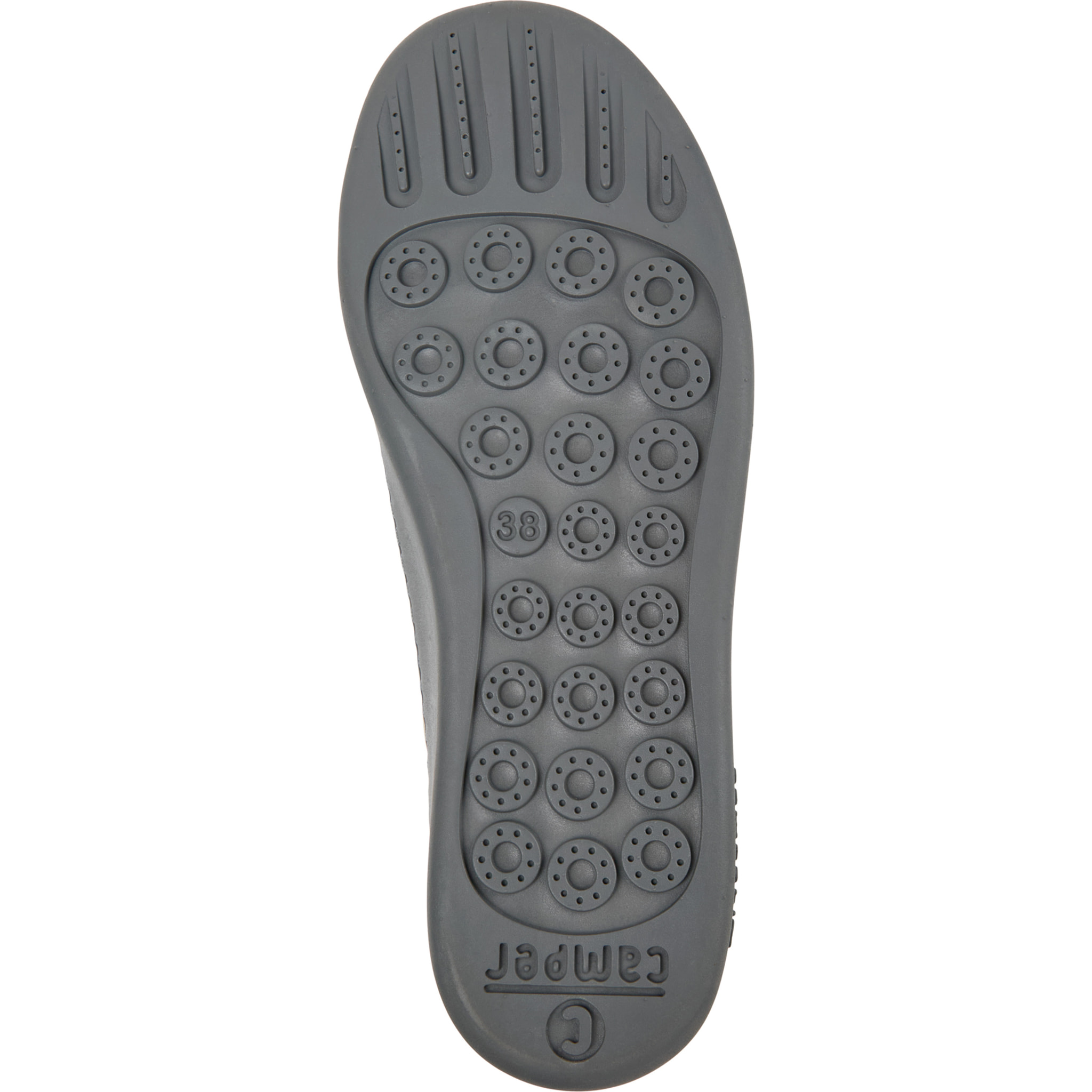 Sneakers - CAMPER Peu Touring - Grigio - Pelle liscia