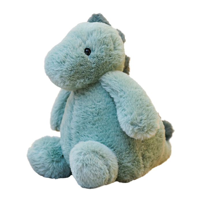 Peluche extrasuave y mullido Serie Dumpling. Diseño dinosaurio. 33 cm.