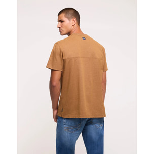 Camiseta Manga Corta Jaspeada Marrón - Bondi