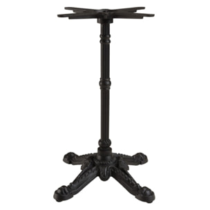 ICARE - Ensemble n°2: table bistrot D70cm en céramique marbré vert