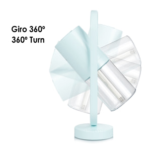 Umidificatore multifunzione da 200 ml con luci LED multicolore. Funzione sterilizzazione, compatibile con idroalcol.