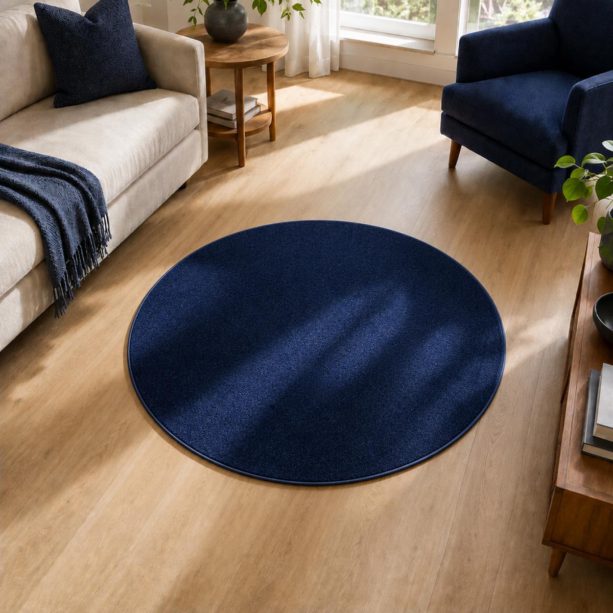 Tapis salon et chambre tissé motif uni PAJU