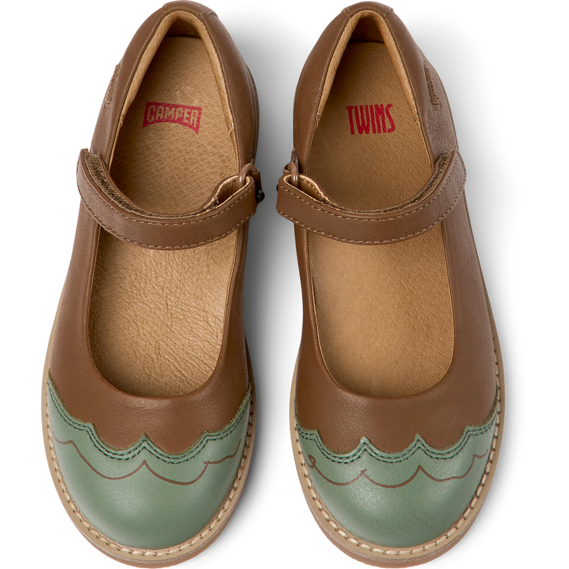 Bailarinas - CAMPER Savina Twins - Multicolor - Cuero liso