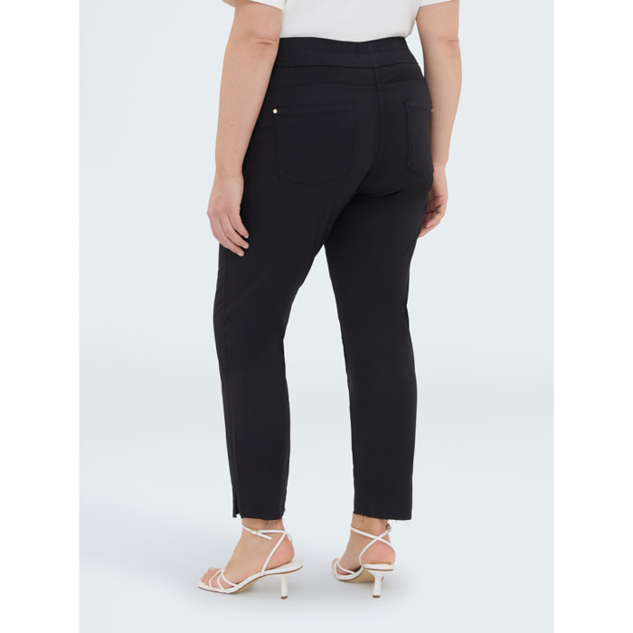 Fiorella Rubino - Pantaloni Skinny cotone - Nero