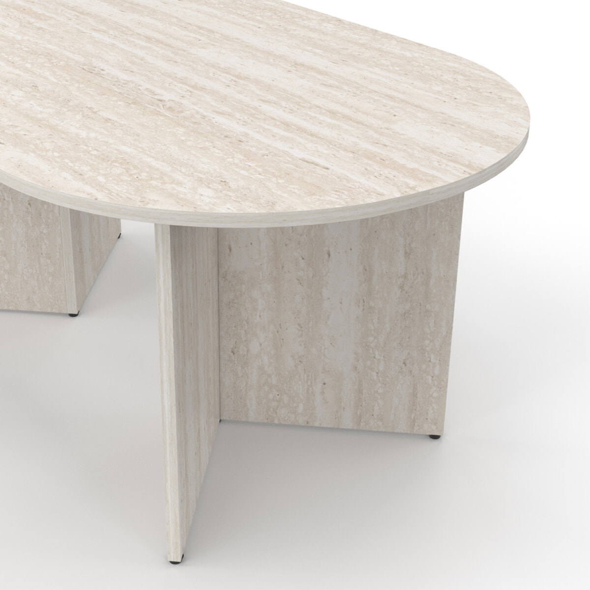 Table basse Gabin effet travertin