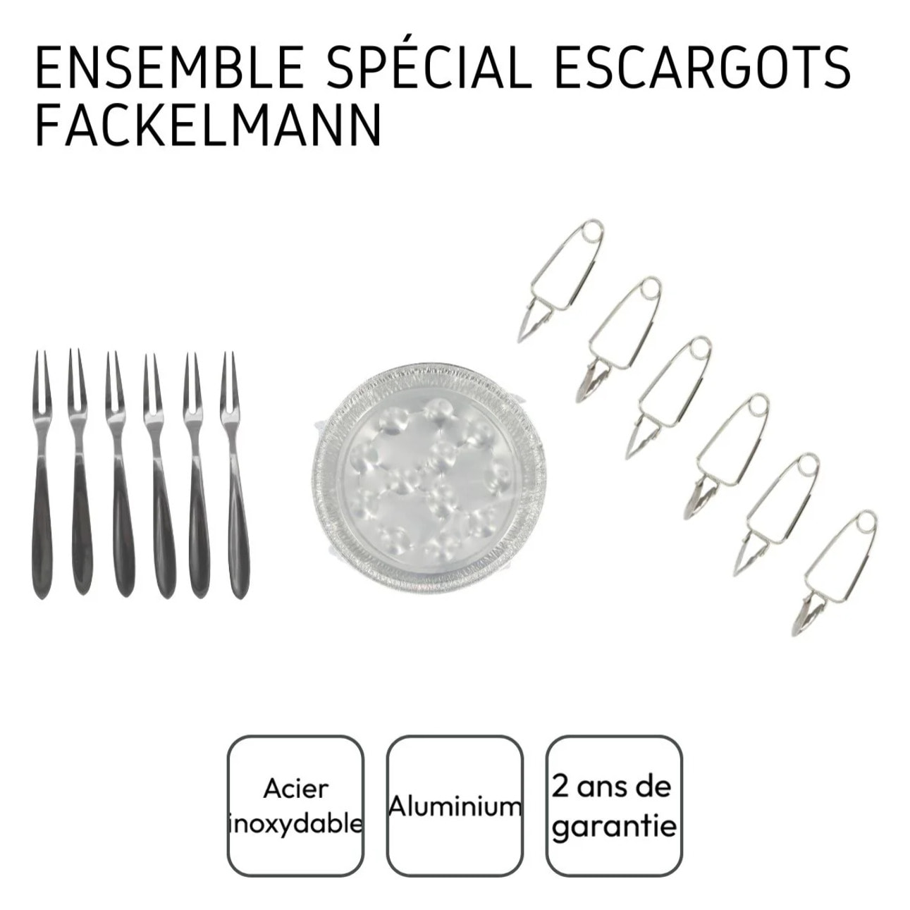 Ensemble spécial escargots Fackelmann