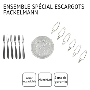 Ensemble spécial escargots Fackelmann