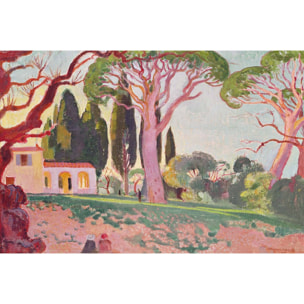 Tableau célèbre la chapelle de cannes de maurice denis  Tableau alu Dibond